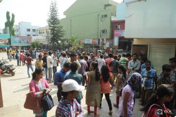 Son Of Sathyamurthy Movie Hungama in Hyderabad